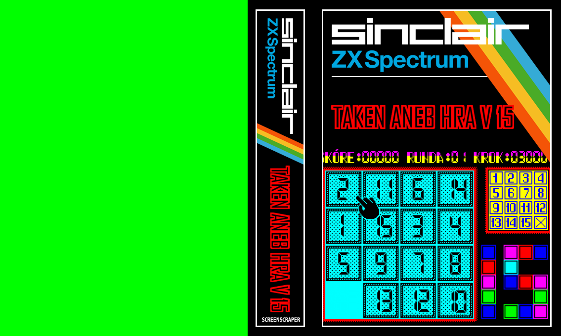 Taken aneb hra v 15 — box-texture (SS)