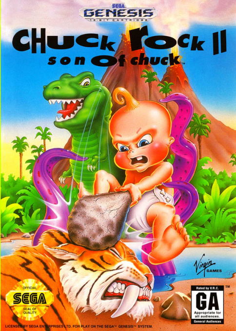 Chuck Rock 2 box art