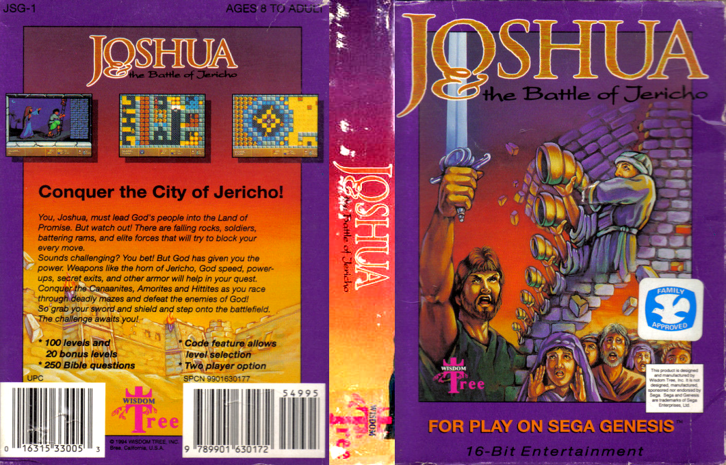 Joshua And The Battle Of Jericho — box-texture (US)