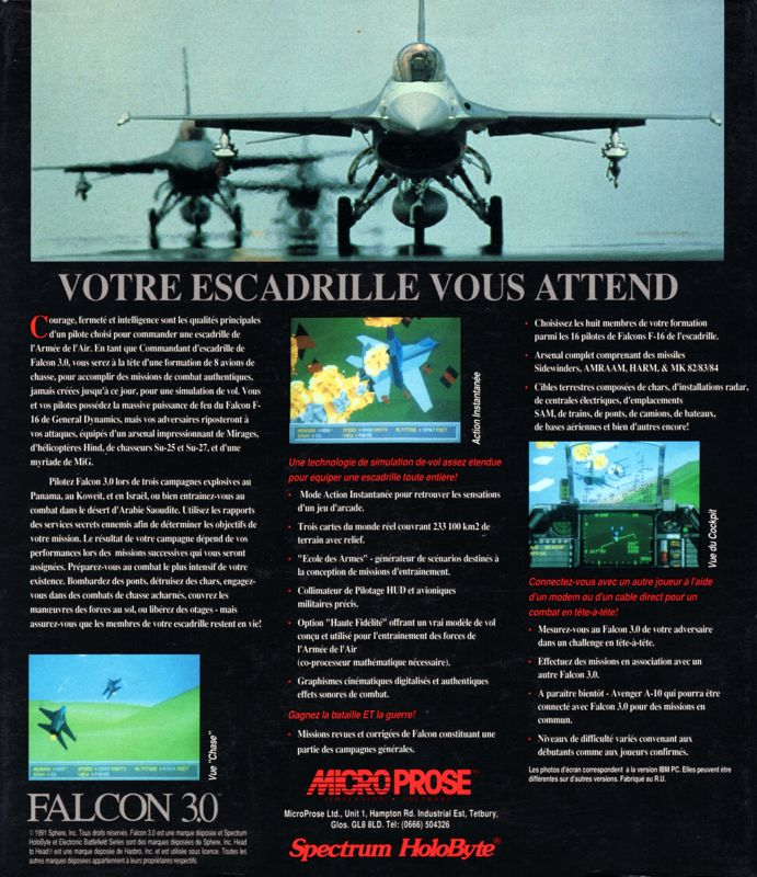 Falcon 3.0 — box-2D-back (FR)