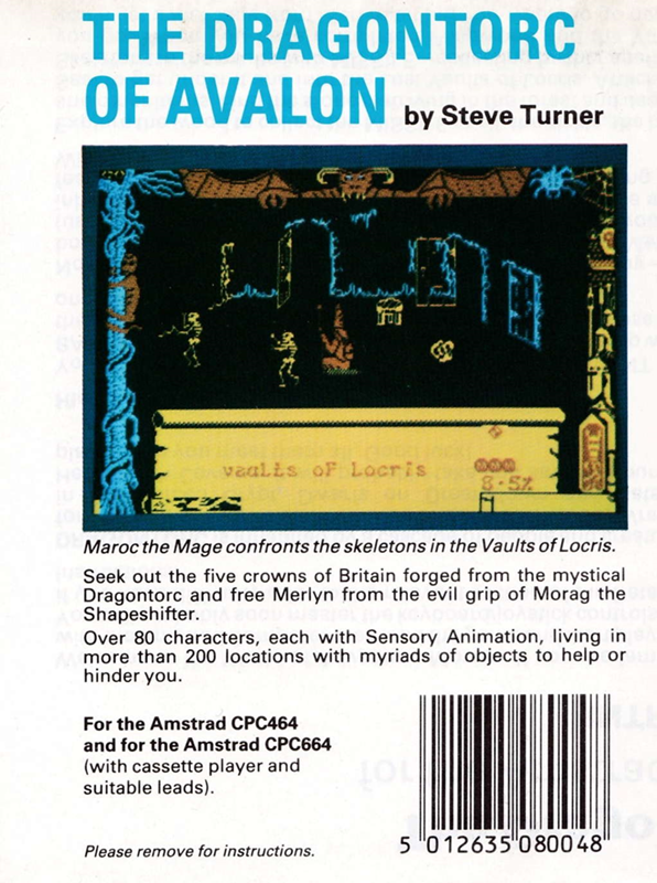 Dragontorc - The Lost Of Realms — box-2D-back (EU)