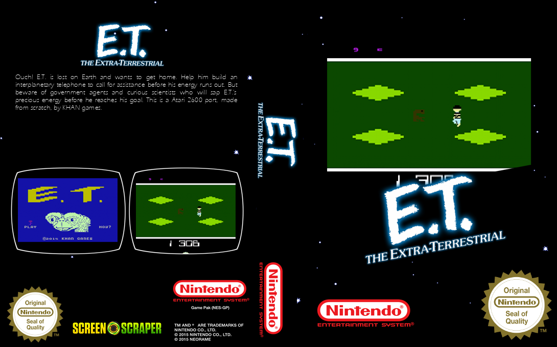 E.T. - The Extra Terrestrial — box-texture (SS)