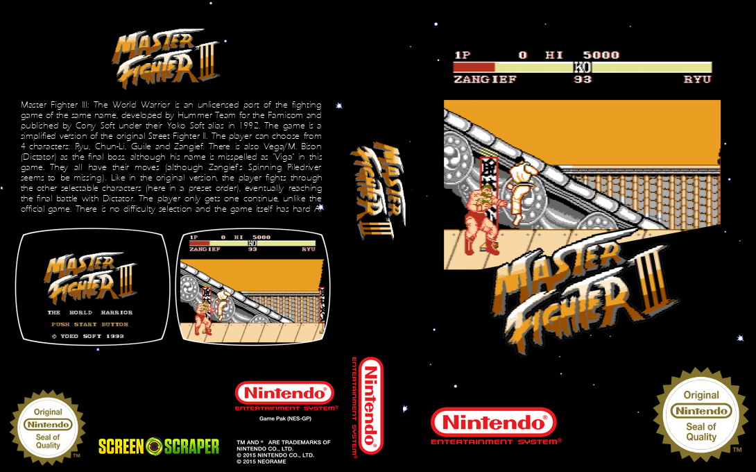 Master Fighter 3 — box-texture (SS)