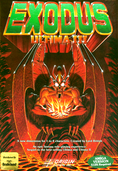 Ultima III - Exodus box art