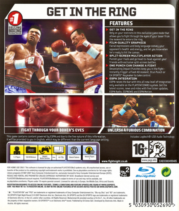 Fight Night Round 3 — box-2D-back (EU)
