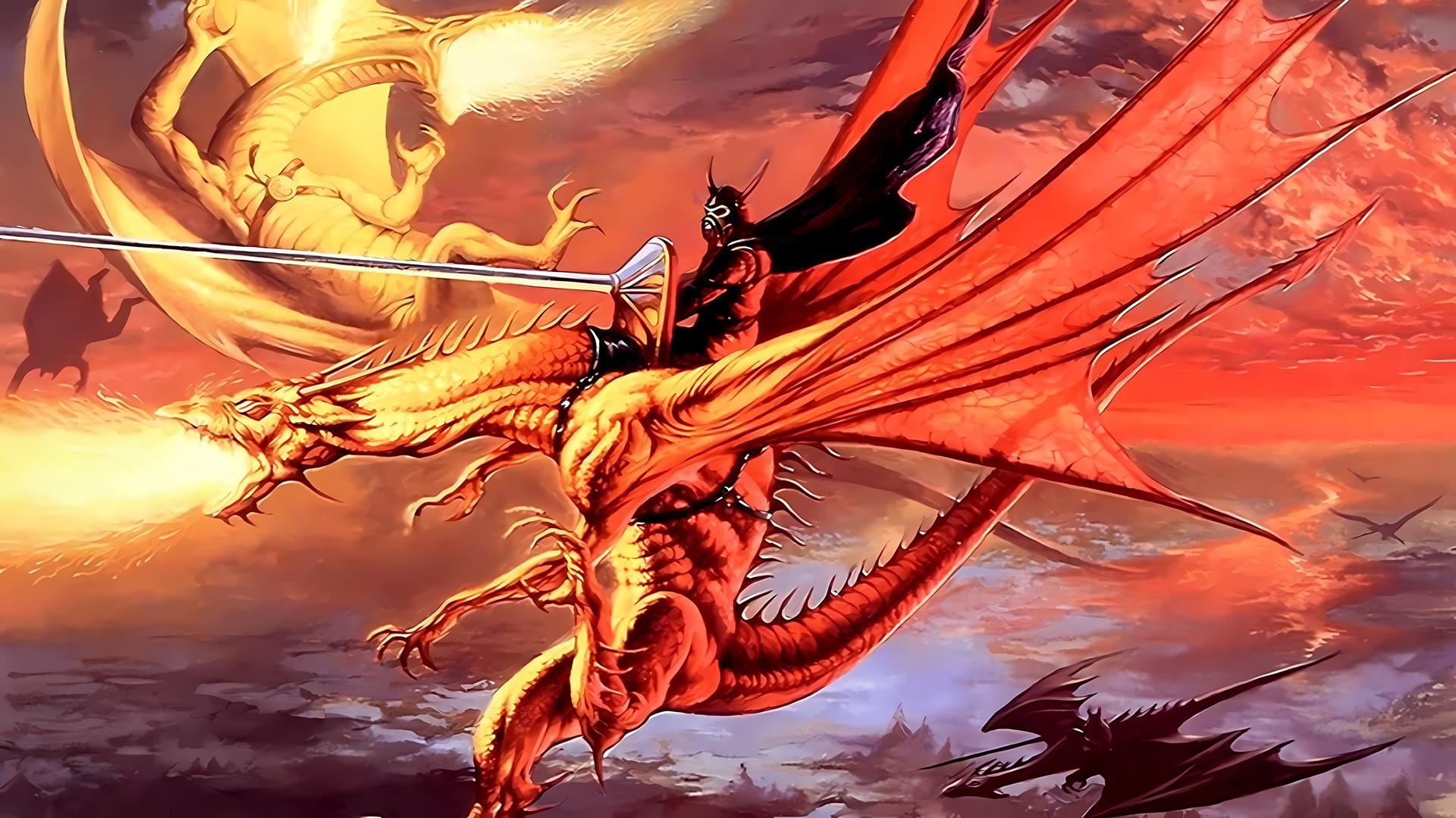 Advanced Dungeons & Dragons - DragonStrike - DragonLance Dragon Combat Simulator — fanart