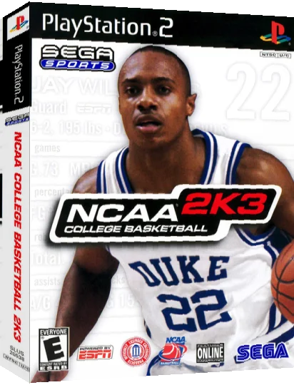 NCAA College Basketball 2K3 — box-3D (US)