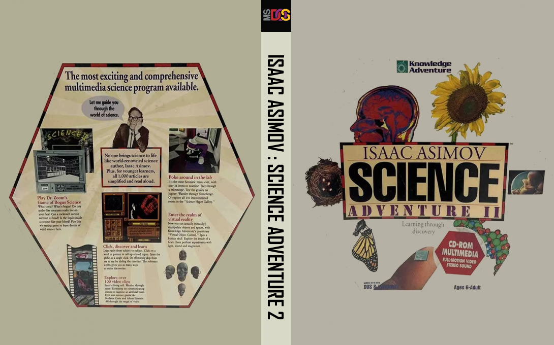Isaac Asimov - Science Adventure 2 — box-texture (US)