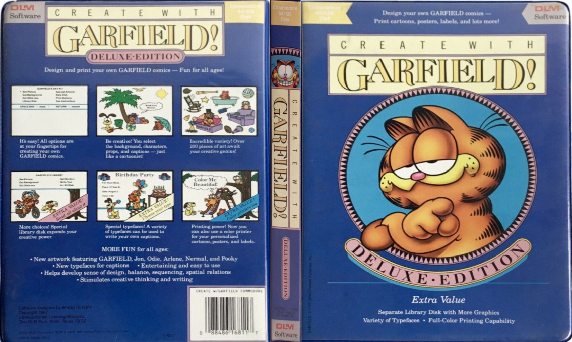 Create with Garfield! : Deluxe Edition — box-texture (US)