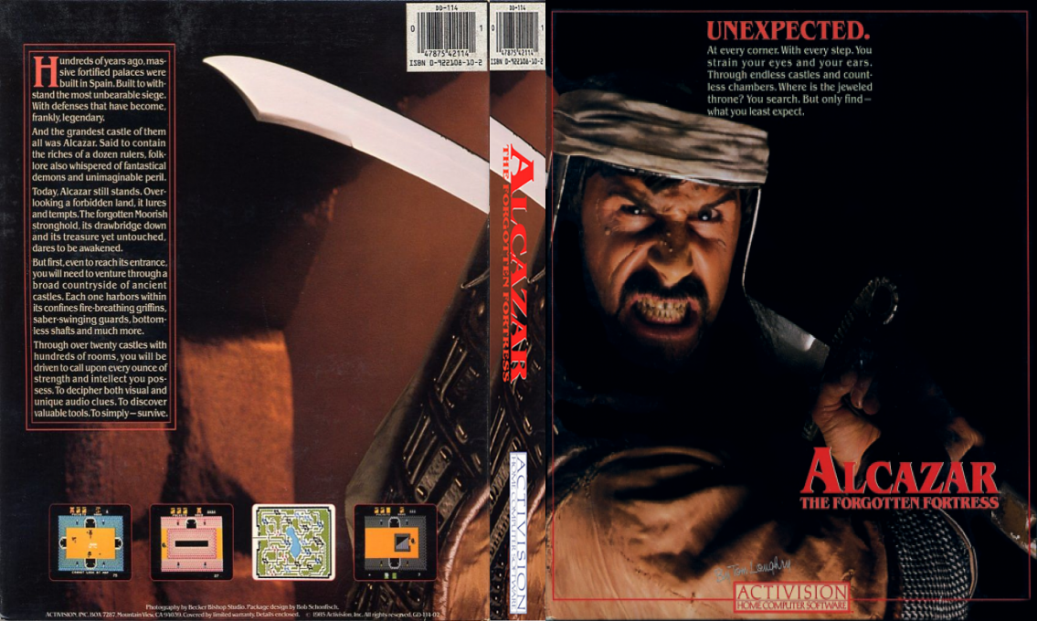 Alcazar : The Forgotten Fortress — box-texture (US)