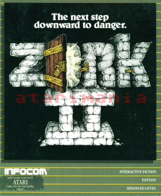 Zork 2 - The Wizard Of Frobozz box art
