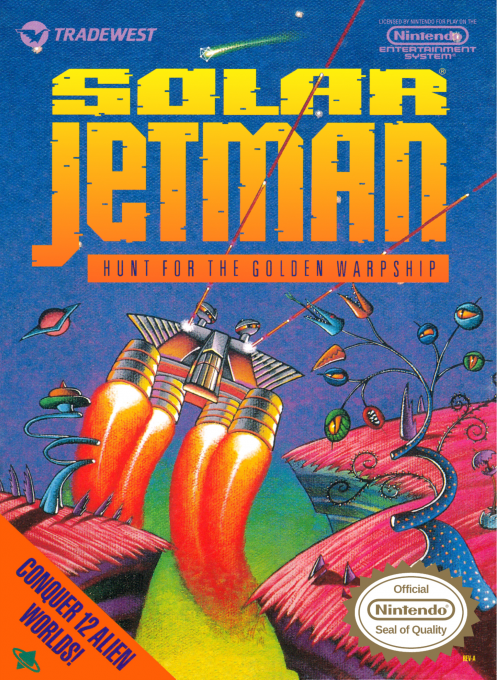 Solar Jetman - Hunt for the Golden Warpship box art
