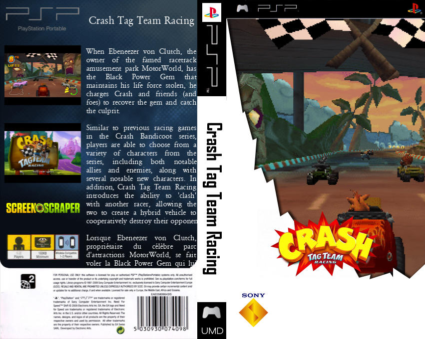 Crash Bandicoot - Gatchanko World — box-texture (SS)