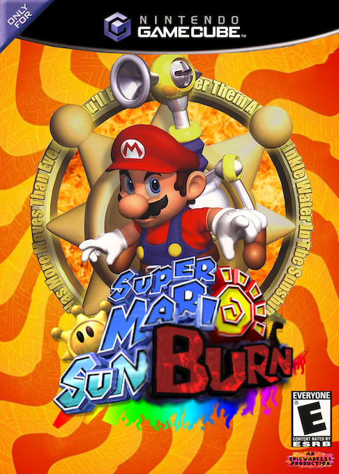 Super Mario Sunburn box art