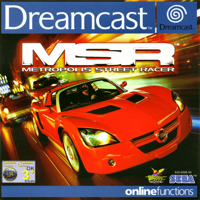 MSR - Metropolis Street Racer — box-2D (EU)
