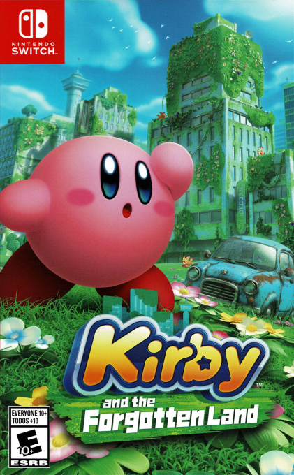 Kirby and the Forgotten Land box art