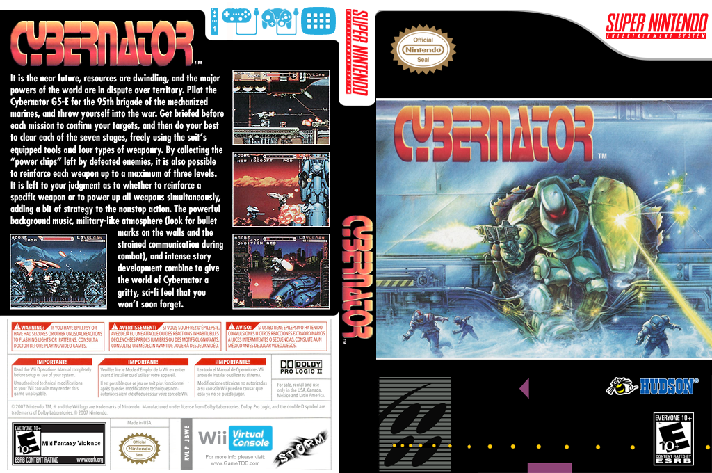 Cybernator — box-texture (US)