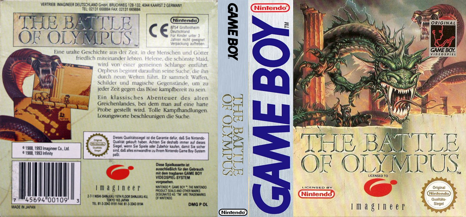 Battle Of Olympus, The — box-texture (DE)