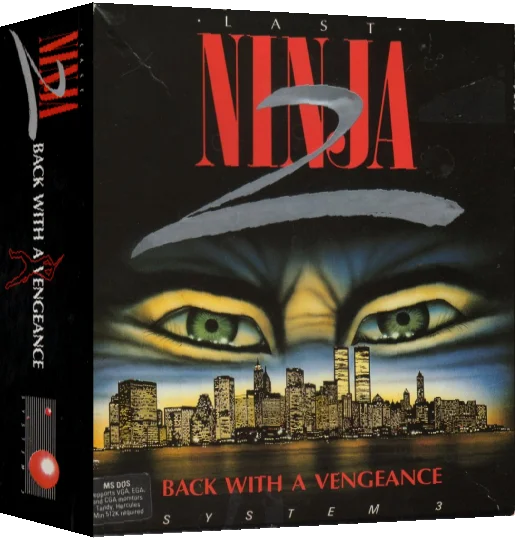 Last Ninja 2 - Back with a Vengeance — box-3D (EU)