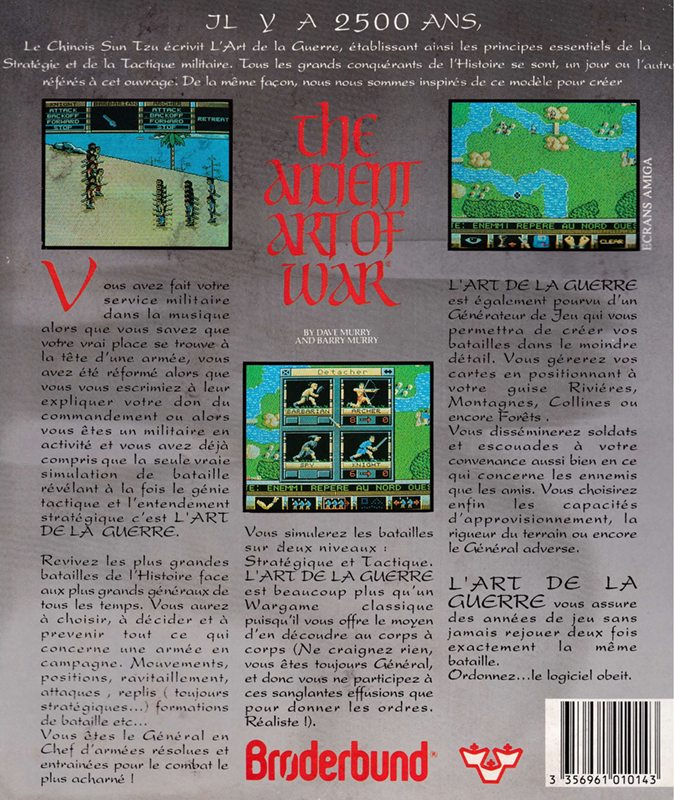 Art De La Guerre, L' — box-2D-back (FR)