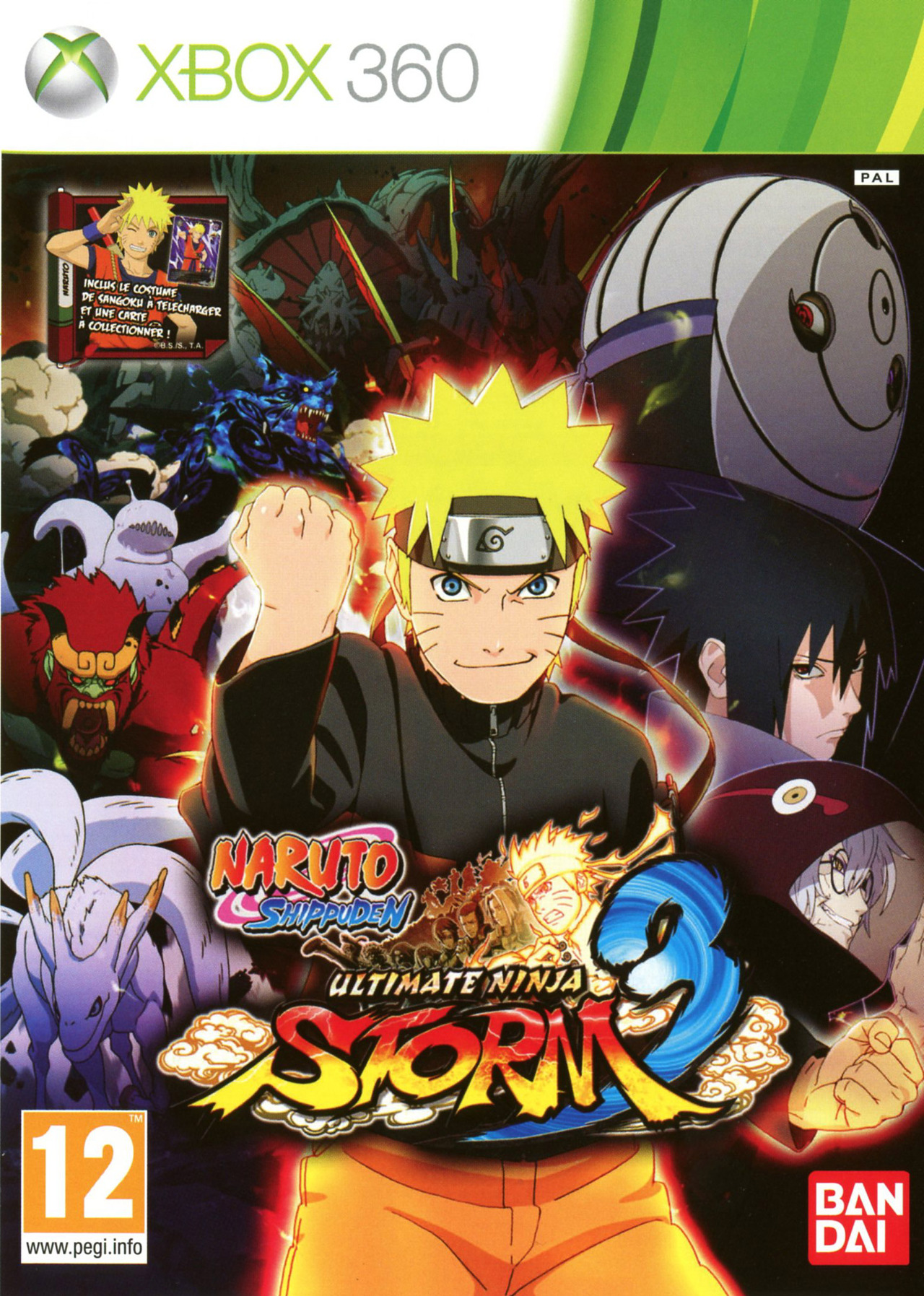 Naruto Shippuden - Ultimate Ninja Storm 3 — box-2D (FR)