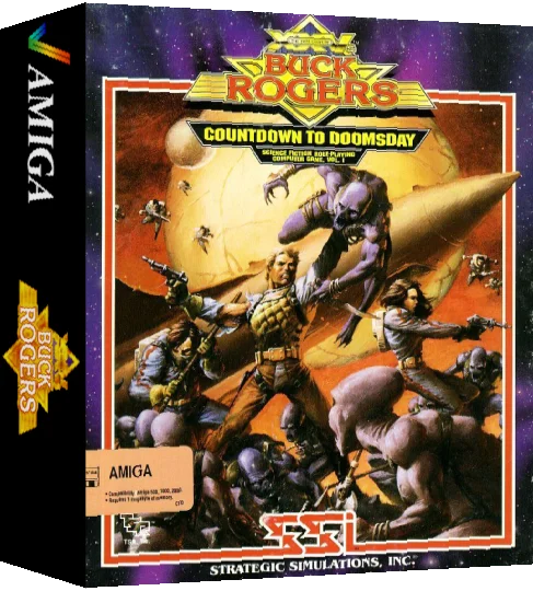 Buck Rogers - Countdown to Doomsday - Science Fiction Role-Playing Computer Game, Vol.I — box-3D (EU)