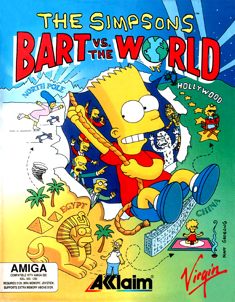 Simpsons, The - Bart vs. The World box art