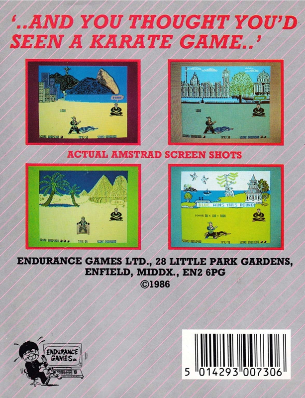 International Karate — box-2D-back (EU)