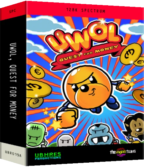 Uwol, Quest for Money — box-3D (SP)