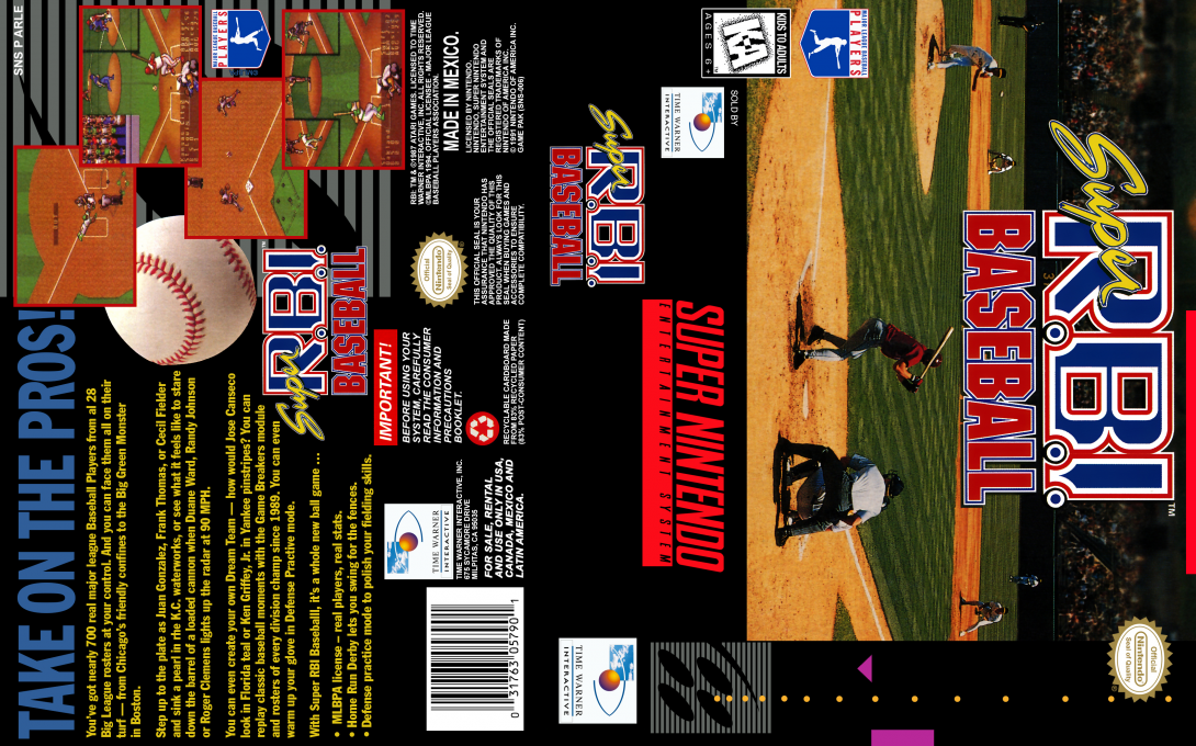 Super R.b.i. Baseball — box-texture (US)