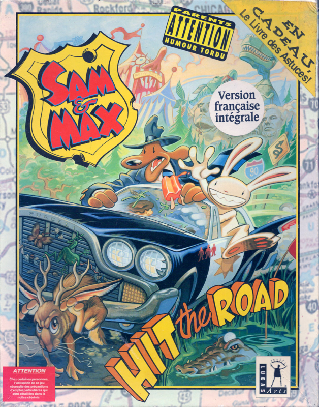 Sam And Max Hit The Road — box-2D (FR)