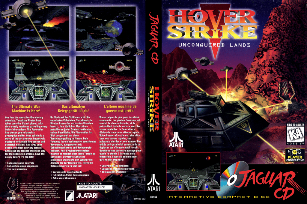 Hover Strike - Unconquered Lands — box-texture (WOR)