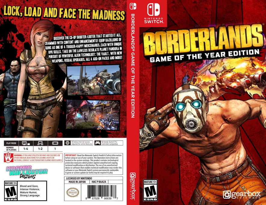 Borderlands - Game of the Year Edition — box-texture (US)