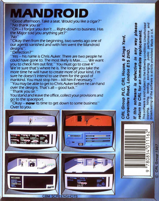 Mandroid — box-2D-back (EU)