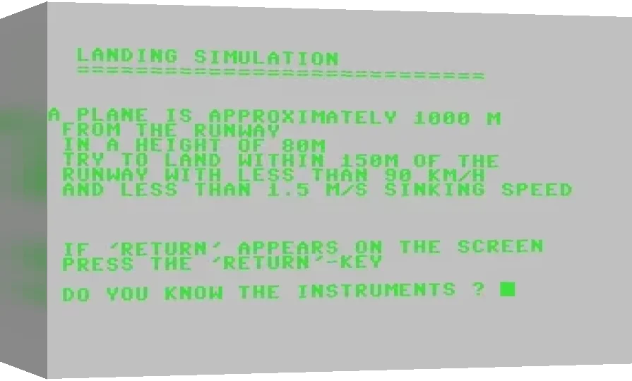Landing Simulator — box-3D (WOR)