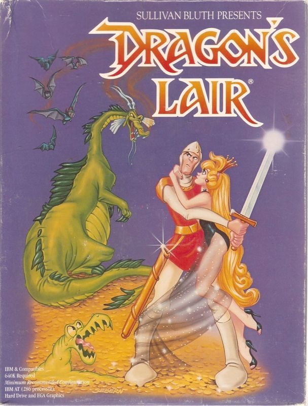 Dragon's Lair — box-2D (EU)