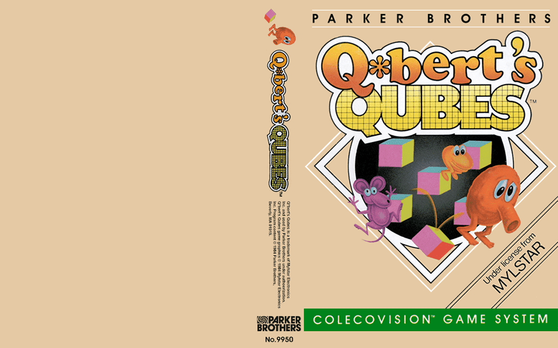 Q-bert's Qubes — box-texture (US)