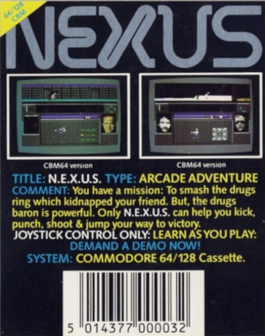 Nexus — box-2D-back (EU)