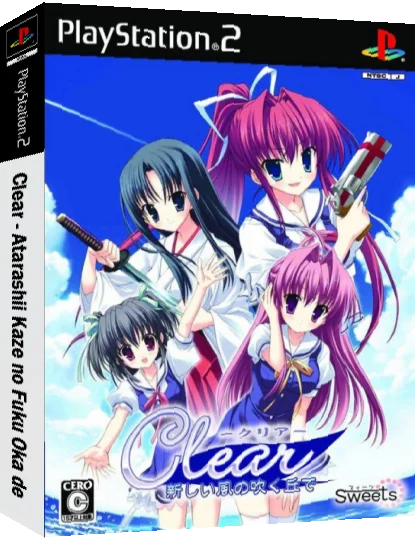 Clear - Atarashii Kaze no Fuku Oka de — box-3D (JP)