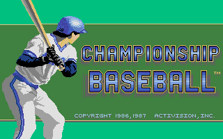 Championship Baseball — sstitle (EU)