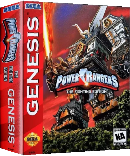 Power Rangers - The Fighting Edition — box-3D (US)