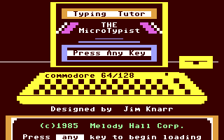 Typing Tutor : The Microtypist — sstitle (WOR)