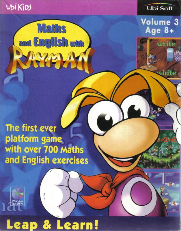 Maths and English with Rayman - Volume 3 box art