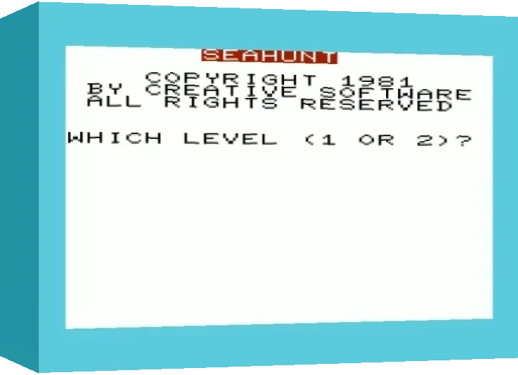 Seahunt — box-3D (WOR)