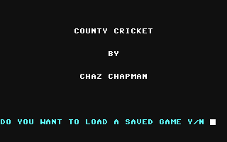 County Cricket — sstitle (EU)
