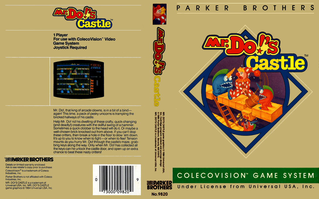 Mr. Do!'s Castle — box-texture (US)