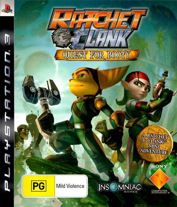 Ratchet & Clank - Quest for Booty — box-2D (AU)