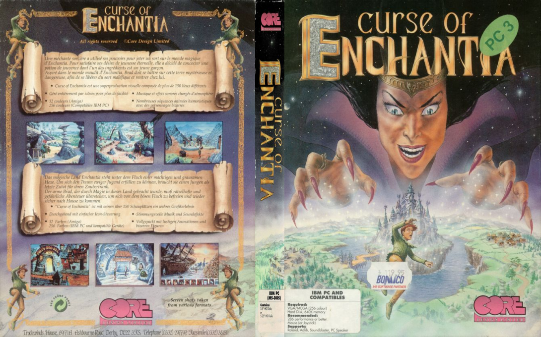 Curse Of Enchantia — box-texture (EU)