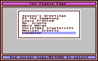 The Puzzle Page #115 — ss (WOR)