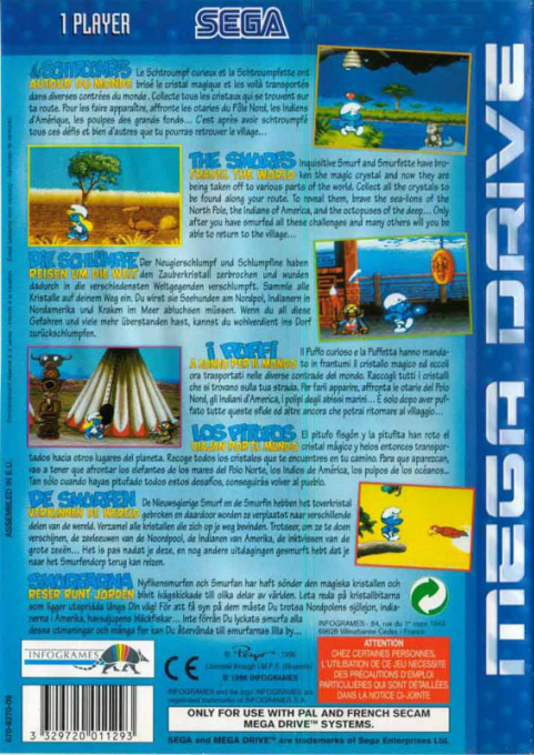 Schtroumpfs Autour Du Monde Les — box-2D-back (FR)